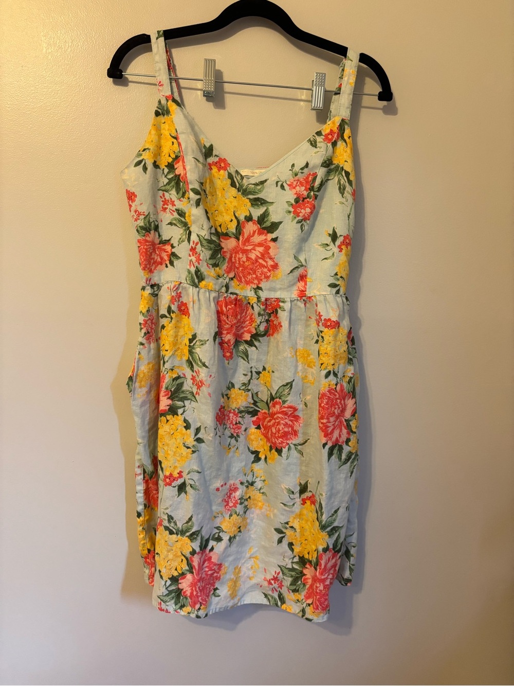 Cynthia Rowley Women's Red and Yellow Summer-dress size 4